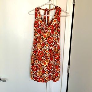 70s inspired mini dress